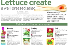 Lettuce create a well-dressed salad
